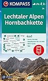 Kompass Wanderkarte Lechtaler Höhenweg