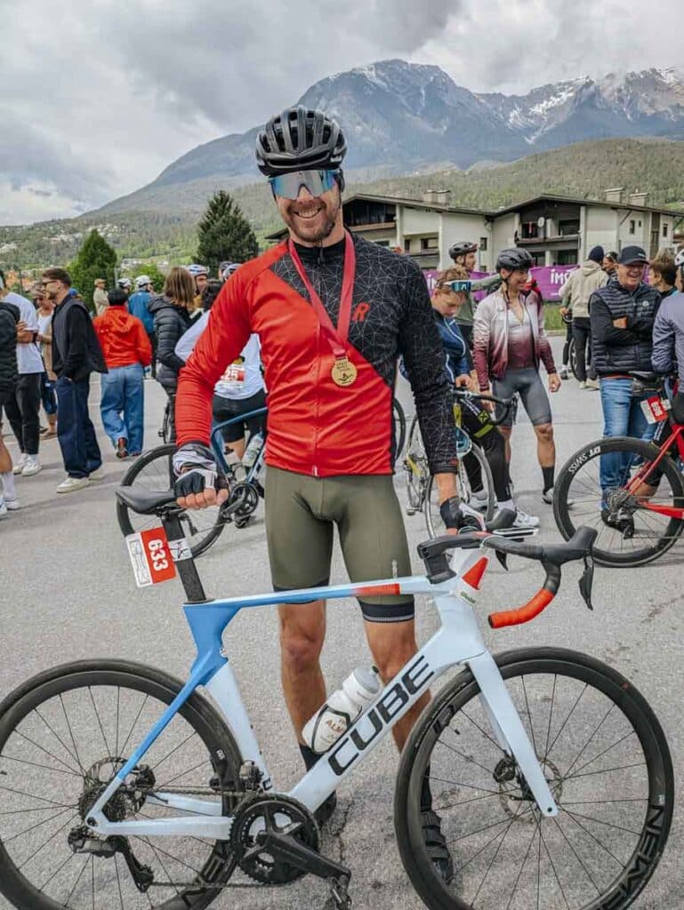 Teilnahme am Imster Radmarathon zur Vorbereitung auf lange Radtouren